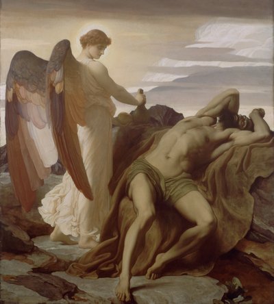 Élie dans le désert - Frederic Leighton